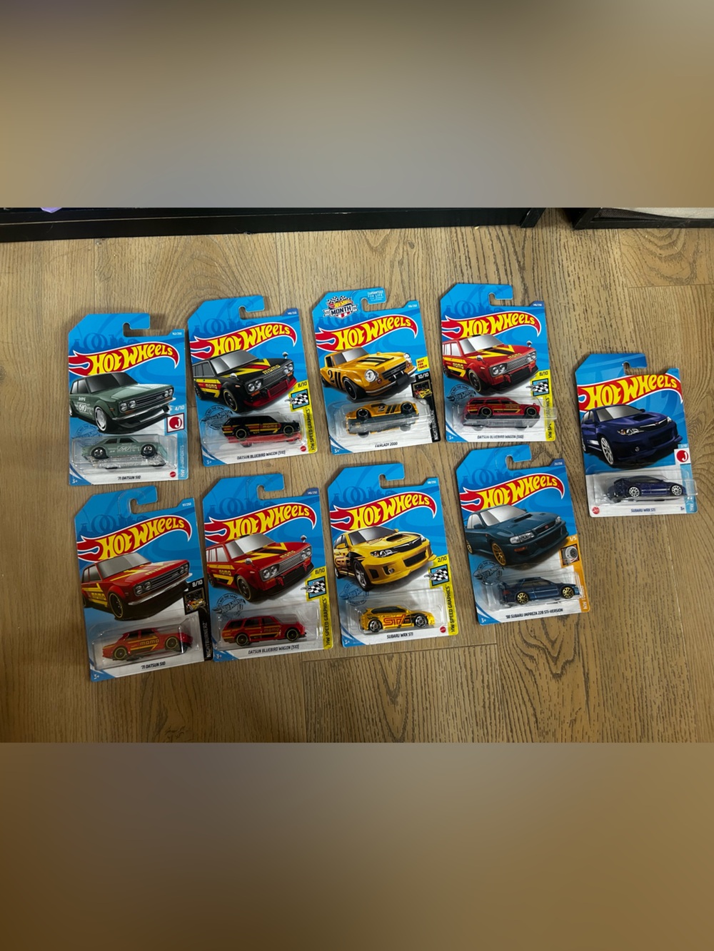 Hot Wheels Datsun/Subaru Lot